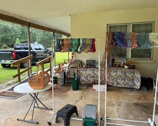 Clothing racks, hangers