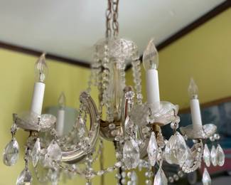 Beautiful crystal chandelier