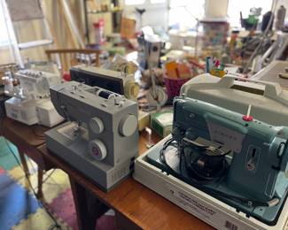 Lots of sewing machines