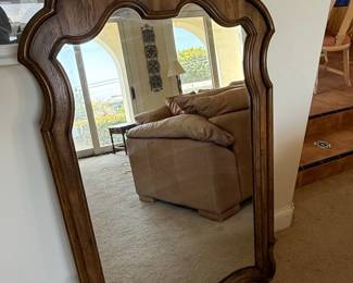 Thomasville Vintage Carved Wood Mirror
