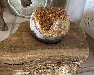 Citrine Geode Sphere