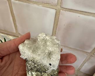 Pyrite and Quartz Cluster