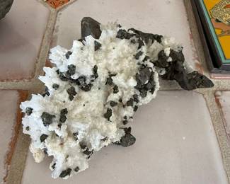 Quartz, Pyrite, and Sphalerite Mineral Specimen
