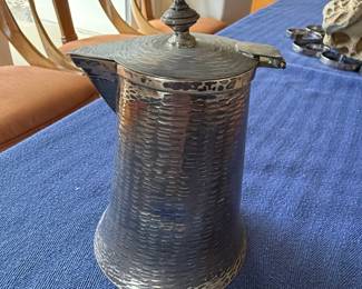 Hand-Hammered Pewter Coffee Pot