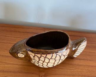 Mid-Century Ceramic Fish Planter