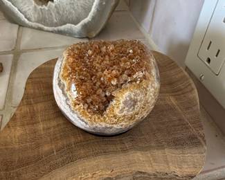Citrine Geode Sphere