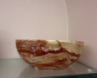 Carved Onyx Bowl