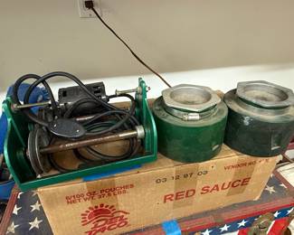 Vintage Electric Grinding Wheel Machine with Two Grinding Heads