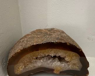 Large Agate Geode Slice
