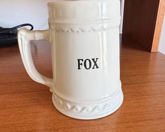 University of Colorado 1952 Fraternity Stein - "FOX"