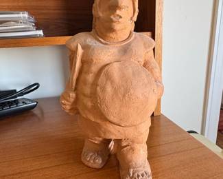Terracotta Roman Soldier Figurine by D. Grome
