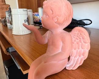 Terracotta Cherub Figurine