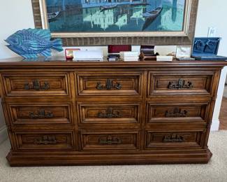 Drexel "Talavera" Nine-Drawer Dresser