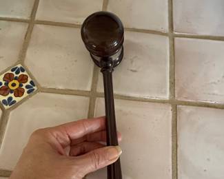 Wooden Gavel with Metal Band