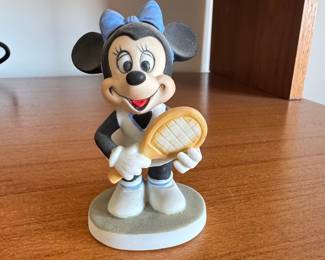 Walt Disney Productions Tennis Minnie Mouse Figurine