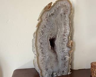 Large Amethyst Geode Slice