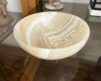 Onyx Carved Bowl