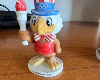 Sam The Olympic Eagle Figurine
