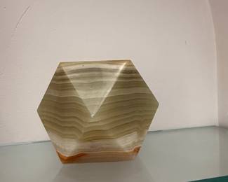 Hexagonal Onyx Coasters