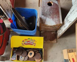 grinding and sanding wheels, bat house
