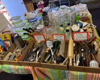 Vintage Cookware and Glassware