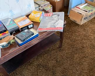 Boxes of Popular Mechanics Magazines, Vintage Life Magazine