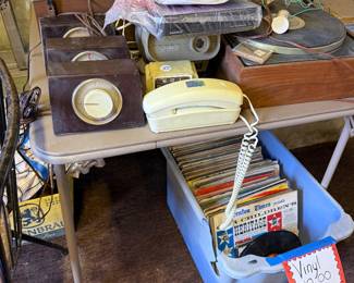 Vinyl and vintage electronics