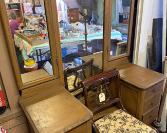 Vintage Vanity, and Phyfe Chair