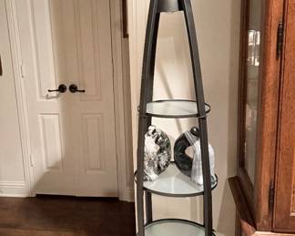 Lamp with Glass shelves-