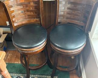 Two woofer bar stools