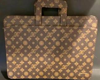 Vintage Christian Charles Leather Laptop or Messenger Bag