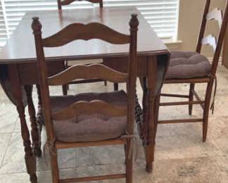 Vintage table and chairs