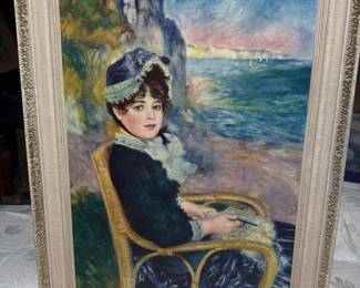 “By The Seashore” painting