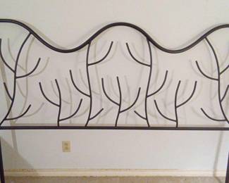 King metal headboard