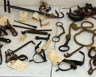 Antique Farrier tools. Many dated 1800’s