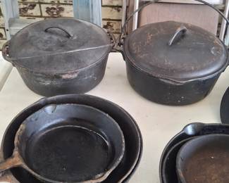 Cast iron pans