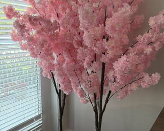 Faux, cherry blossom tree trees