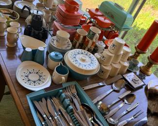Our MCM TABLE OF GOODIES!