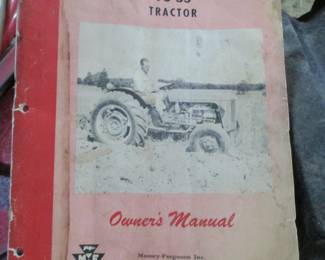 Massey Ferguson 35 Special Tractor Manual