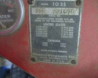 Massey Ferguson 35 Special Tractor