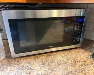 . . . stainless steel microwave
