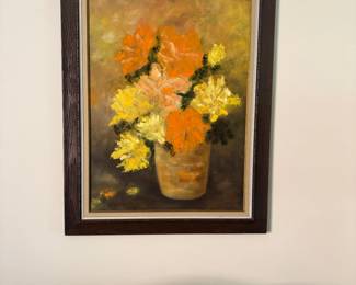 . . . floral oil painting