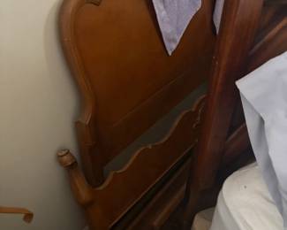. . . and the French Provincial headboard to complete the set