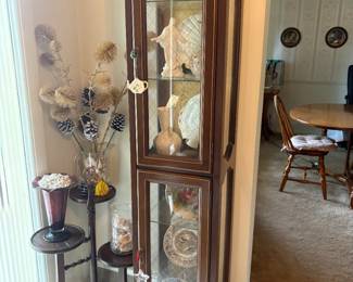 . . . petite curio cabinet