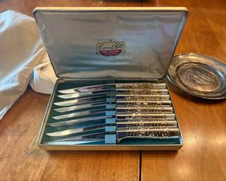 . . . stainless and vintage knife set