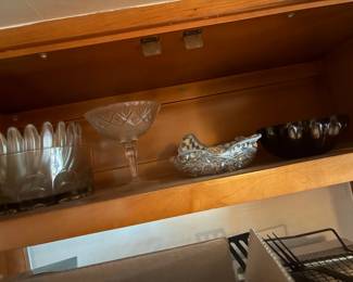 . . . more glass ware