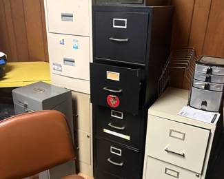 . . . file cabinets