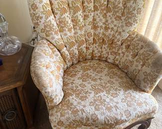 . . . vintage French Provincial accent chair