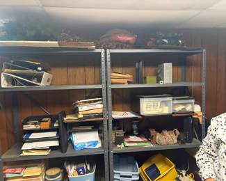 . . . shelving units