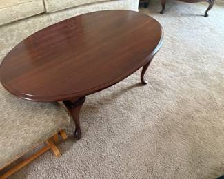 . .  . Queen Ann-style coffee table